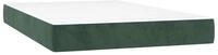 Boxspringmatratze Taschenfederkernmatratze Mittel Dunkelgr&uuml;n 120x220x20 cm...