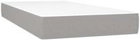 Boxspringmatratze Taschenfederkernmatratze f&uuml;r Kinder Mittel Hellgrau 80x160 cm