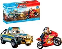 Playmobil&reg; Verfolgungsjagd mit Polizei Pick-Up (71875), Action Heroes