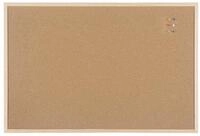 bi-office Pinnwand Korktafel MC070012010 beidseitig Holzrahmen 90x60cm