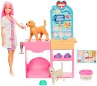 Barbie Anziehpuppe Haustierklinik Spielset