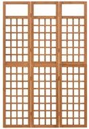 vidaXL Paravent, Spalier/Raumteiler 3-teilig Massivholz Tanne 121x180,5 cm