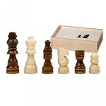 Philos Spiel, Schachfiguren - Otto I - KH 62 mm - Birke