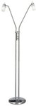 JUST LIGHT Stehlampe MAX LED, Lesearm, LED wechselbar, Warmwei&szlig;, wechselbares...