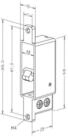 effeff Schlie&szlig;blech Assa Abloy effeff Riegelschaltkontakt 875-10-------00 bunt