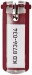 DURABLE Schl&uuml;sselanh&auml;nger DURABLE Schl&uuml;sselanh&auml;nger KEY CLIP red - 6er Pack