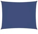 vidaXL Sonnensegel Sonnensegel Oxford-Gewebe Rechteckig 3x6 m Blau, (1-tlg)