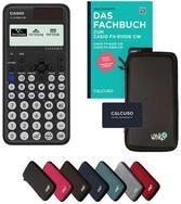 CASIO Taschenrechner fx-810DE CW inkl. Schutztasche Schwarz & Fachbuch (96...