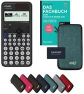 CASIO Taschenrechner fx-810DE CW inkl. Schutztasche T&uuml;rkis & Fachbuch (96 Seiten,