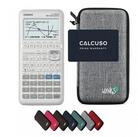 CASIO Taschenrechner Casio fx-9860GIII inkl. WYNGS Schutztasche Hellgrau