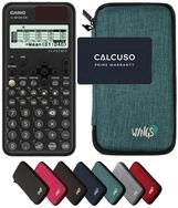 CASIO Taschenrechner fx-991DE CW ClassWiz inkl. WYNGS Schutztasche T&uuml;rkis