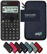 CASIO Taschenrechner fx-991DE CW ClassWiz inkl. WYNGS Schutztasche Blau