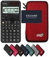CASIO Taschenrechner fx-991DE CW ClassWiz inkl. WYNGS Schutztasche Rot