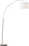 Brilliant Bogenlampe Clarie, ohne Leuchtmittel, 1,8m H&ouml;he, E27 max. 60W,