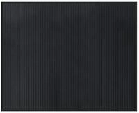 vidaXL Teppich Teppich Rechteckig Schwarz 80x100 cm Bambus, Rechteckig