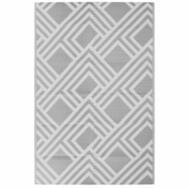 vidaXL Outdoorteppich, BalkonteppichGrau 190x290 cm PP