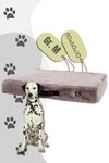 MAELSON Tierbett MemoFluff - Orthop&auml;dische Kissen f&uuml;r Hunde - Farbe: Stone