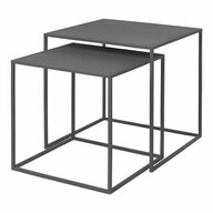 blomus Beistelltisch -FERA- 2er Set quadratische Tische: Minimalistisch, Robust...