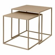 blomus Beistelltisch -FERA- 2er Set quadratische Tische: Minimalistisch, Robust...