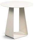 M2 Kollektion Beistelltisch FREDDY, Cremewei&szlig;, Metall, &Oslash; 45 x H 45 cm