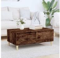 vidaXL Couchtisch vidaXL Couchtisch R&auml;uchereiche 90x50x36,5 cm Holzwerkstoff