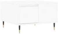 vidaXL Couchtisch Couchtisch Wei&szlig; 55x55x36,5 cm Holzwerkstoff (1-St)