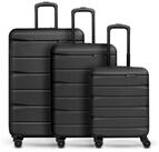 Franky Trolleyset Munich 4.0, 4 Rollen, (3-teilig, 3 tlg), ABS schwarz