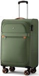 Verage Koffer Weichschalenkoffer, Leicht Reisekoffer mit Zahlenschloss, 4 Rollen,