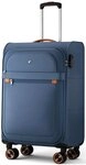 Verage Koffer Weichschalenkoffer, Leicht Reisekoffer mit Zahlenschloss, 4 Rollen,