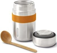 black+blum Thermobecher Food Flask, Edelstahl, h&auml;lt Speisen lange hei&szlig;,