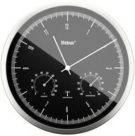 Mebus Wanduhr Funk Wanduhr 19777 (Leisegang-Uhrwerk)