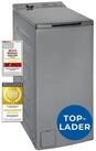 exquisit Waschmaschine Toplader LTO51207-030A, 7,5 kg, 1200 U/min, 7,5 kg,