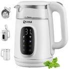 ecosa Wasserkocher EO-698, 1.7 l, 2200 W, Kalkfilter im Deckel integriert
