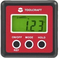 TOOLCRAFT Wasserwaage Digitaler Winkelmesser TO-4988565, mit Magnet