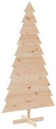 vidaXL K&uuml;nstlicher Weihnachtsbaum Weihnachtsbaum Holz zum Schm&uuml;cken 180 cm