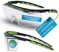 PRO FIT Arbeitsschutzbrille mit gro&szlig;er & klarer Scheibe, f&uuml;r Brillentr&auml;ger -