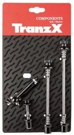 TRANZ X Laufrad TransX Schnellspanner Set mit Spezialschl&uuml;ssel schwarz silber