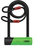 ABUS B&uuml;gelschloss Ultra Mini 410K/150HB GN SH34 + Cobra 10/120 gr&uuml;n|schwarz 18 cm