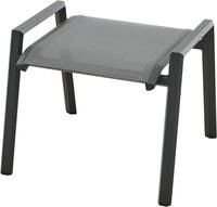 Siena Garden Hocker TAURO, Gestell aus Aluminium, Ranotex&reg; Bezug royal-grey,...