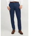 Jack & Jones Anzughose JPRFRANCO Hose mit schmalem Bein und cleanem Look meliert,