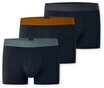 Schiesser Boxershorts 95/5 Multipacks (3er Pack) mit farblich abgesetztem,