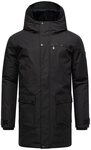 Stone Harbour Wintermantel Netaan XX Herren Kurzmantel mit kuscheliger Kapuze