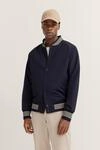 Blouson BUGATTI, Herren, Gr. L, blau (390, marine), 90% Polyamid, 10% Elasthan,