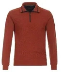 CASAMODA Troyer CASAMODA Herren Sweat-Troyer Langarm Regular-Fit Orange M, S -...