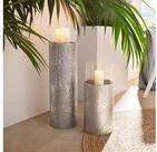 OTTO home Windlicht (1 St), Bodenwindlicht, aus Metall, mit Glaseinsatz, ideal...