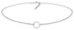 Elli Collier Choker Anh&auml;nger Kreis Rund 925 Silber