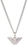 Emporio Armani Kette mit Anh&auml;nger Schmuck Geschenk Edelstahl Halskette ESSENTIAL