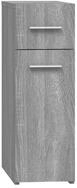 vidaXL Apothekerschrank Apothekerschrank Grau Sonoma 20x45,5x60 cm Holzwerkstoff
