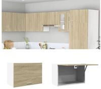 vidaXL Schrankmodule H&auml;ngeschrank Sonoma-Eiche 60x31x40 cm Holzwerkstoff