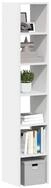 vidaXL Mehrzweckschrank vidaXL B&uuml;cherregale 2 Stk. Stapelbar Wei&szlig; 30x30x80 cm